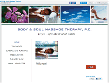 Tablet Screenshot of bodynsoulmt.com